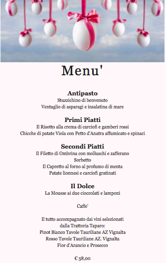 pasqua e pasquetta